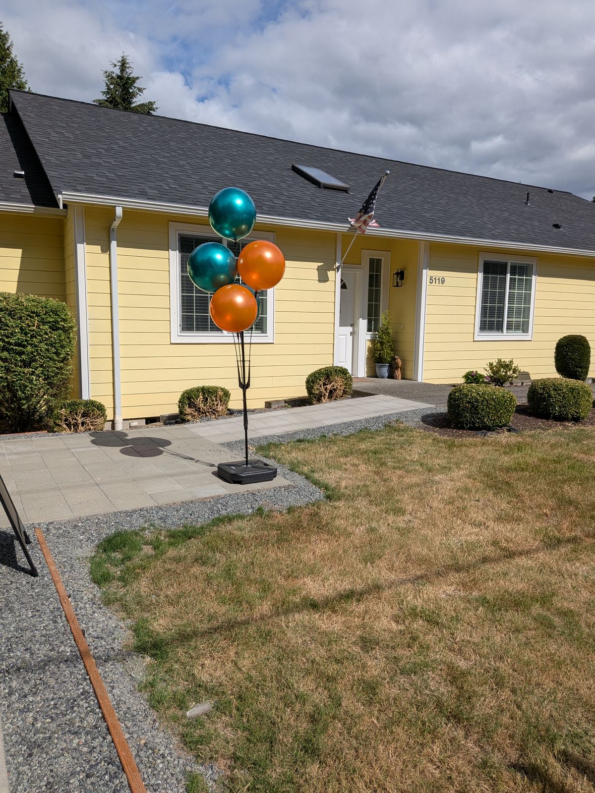 Welcoming front approach to Edmonds Villa adult family home with accessible entry