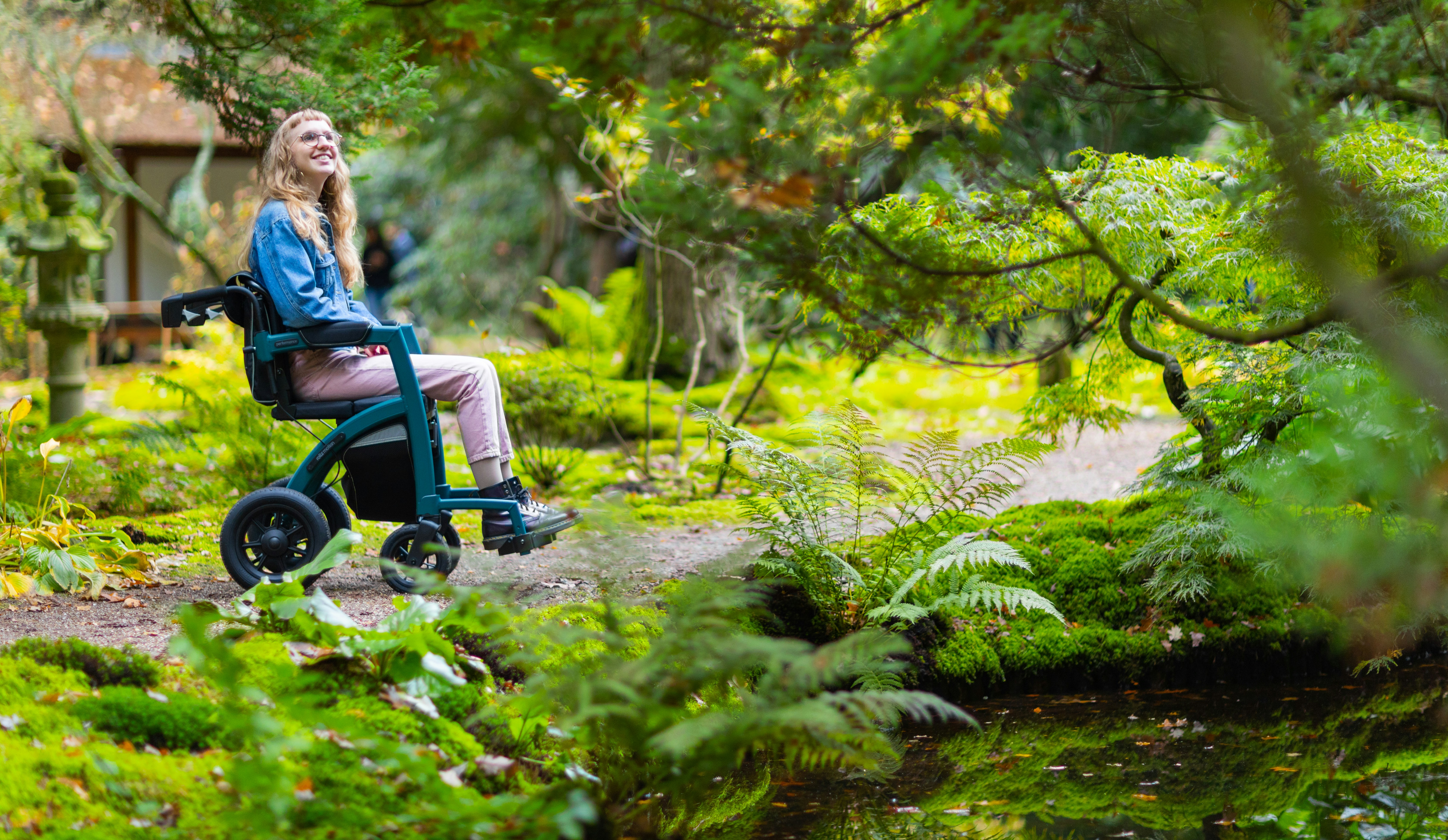 Outdoor garden activity - peaceful care environment